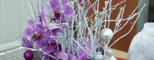 Galeria z warsztatów florystycznych – dekoracje świąteczne